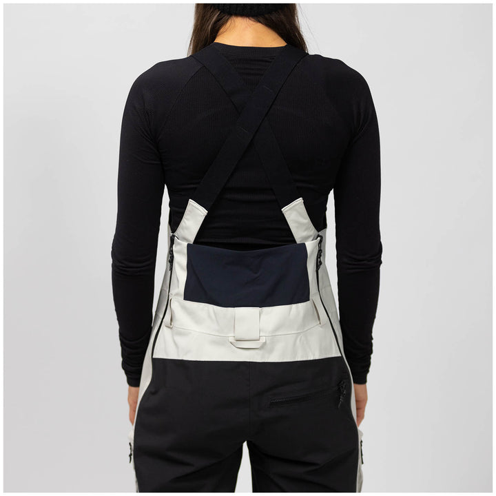 Jones MTN Surf Recycled Bibs - Women's Mineral Gray