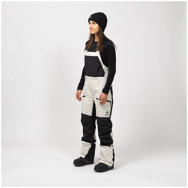 Jones MTN Surf Recycled Bibs - Women's Mineral Gray