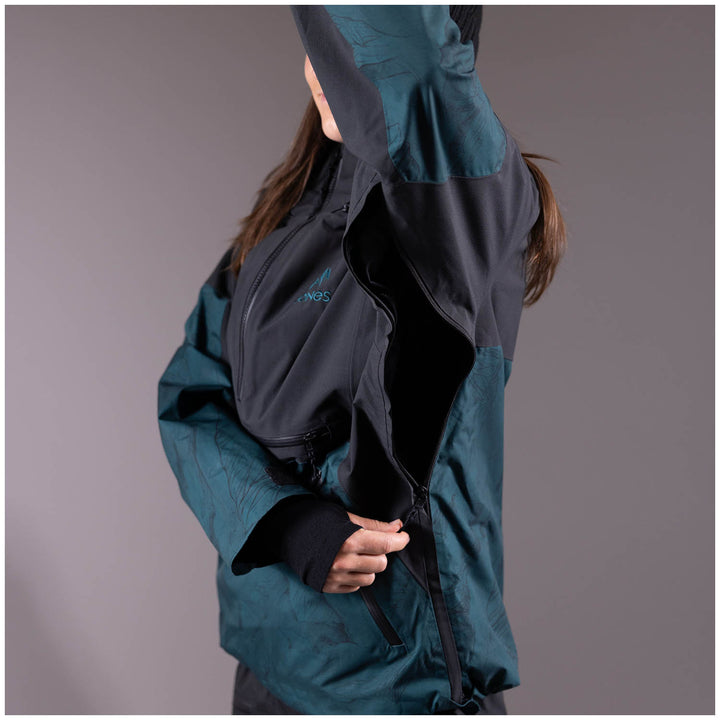 Jones MTN Surf Recycled Anorak - Women's Pacific Teal
