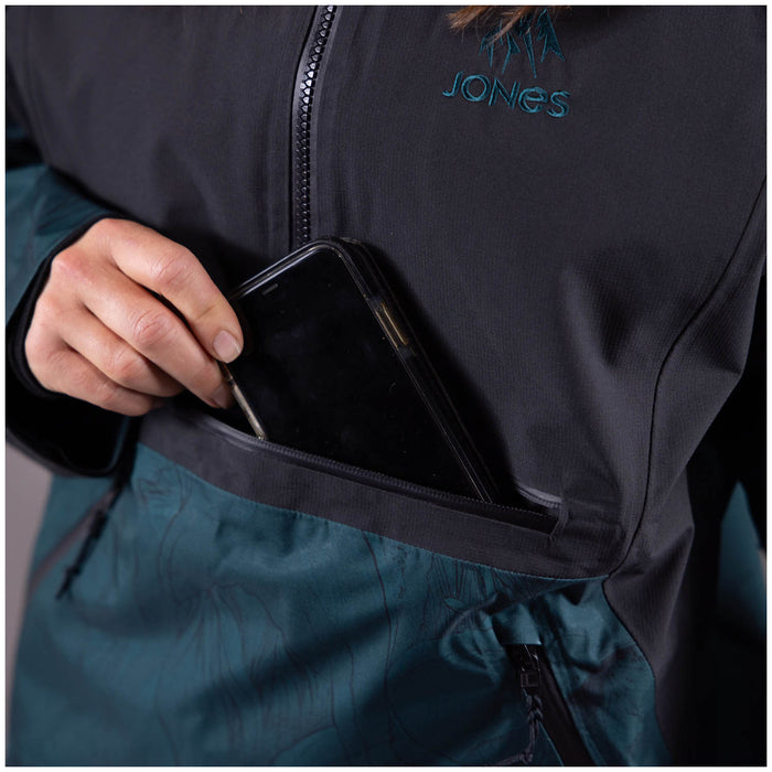 Jones MTN Surf Recycled Anorak - Women's Pacific Teal