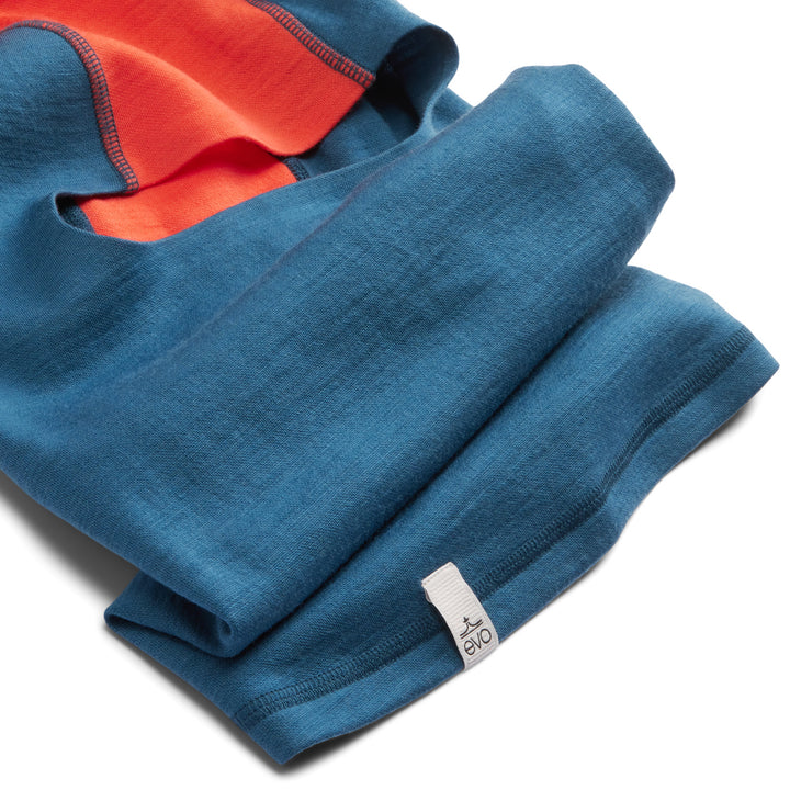 evo Outback Merino Balaclava Denim/Coral