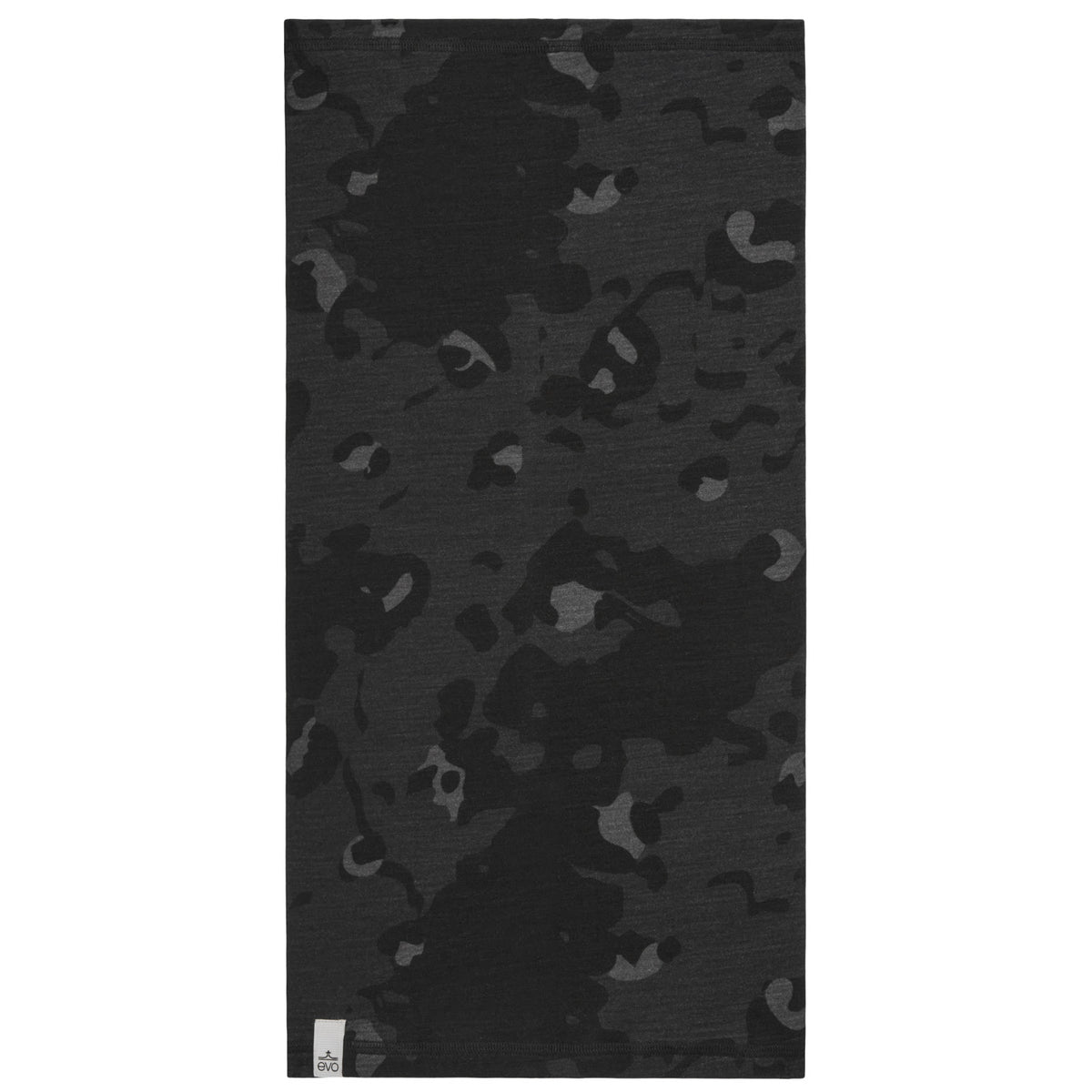 evo Outback Merino Neck Tube Black Camo