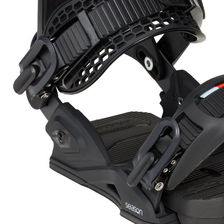 Season Meld Snowboard Bindings 2026 Black