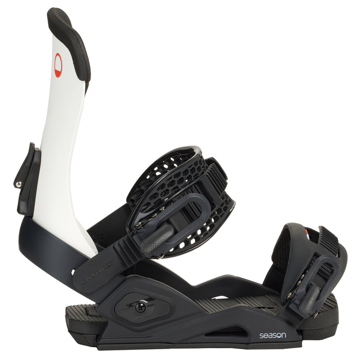 Season Meld Snowboard Bindings 2026 White