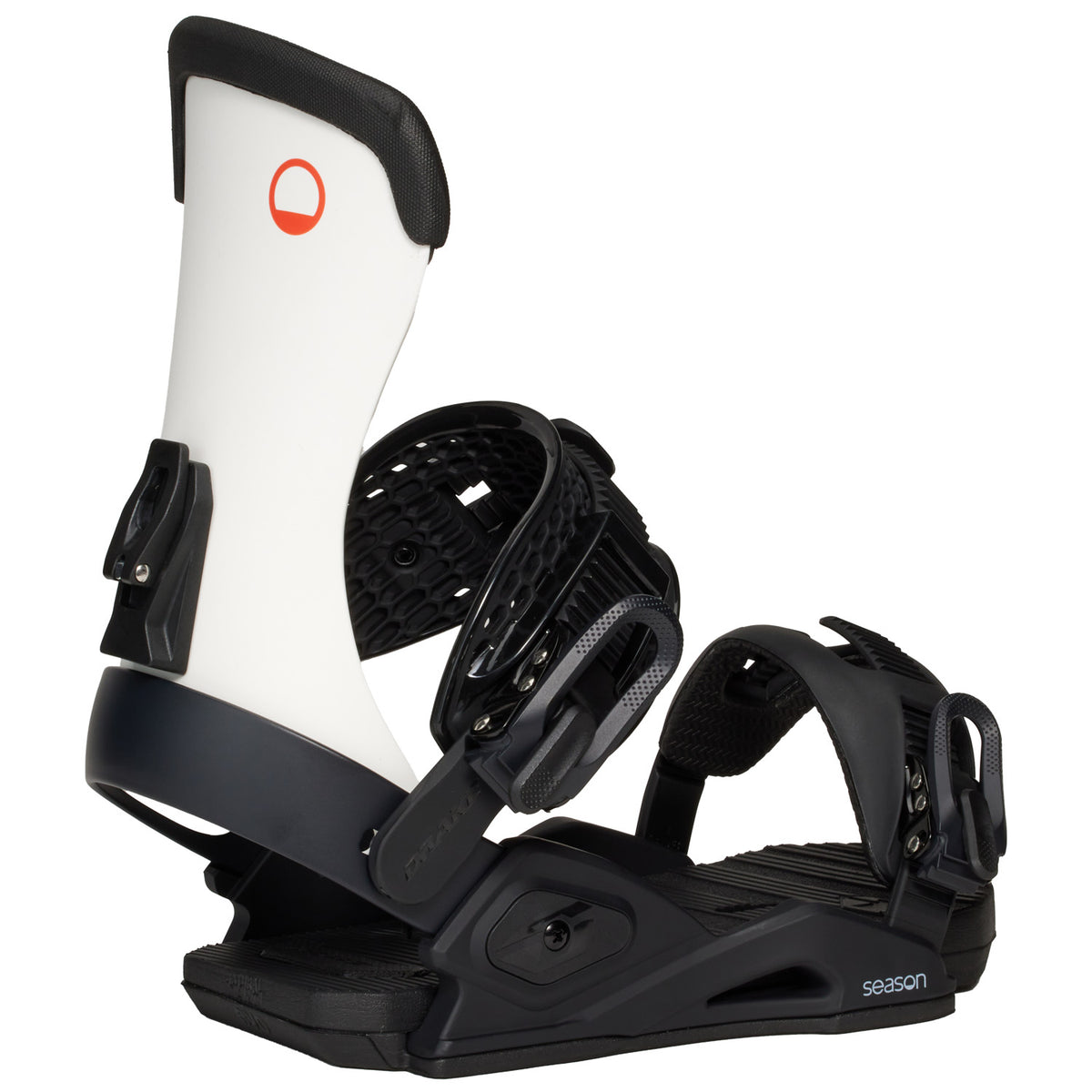 Season Meld Snowboard Bindings 2026 White