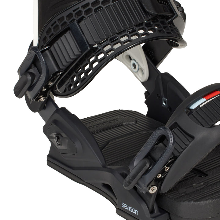 Season Meld Snowboard Bindings 2026 White