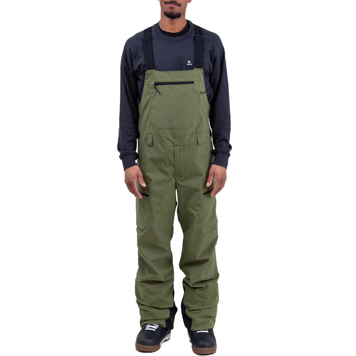 Jones MTN Surf Recycled Bibs - Men's Moss Green