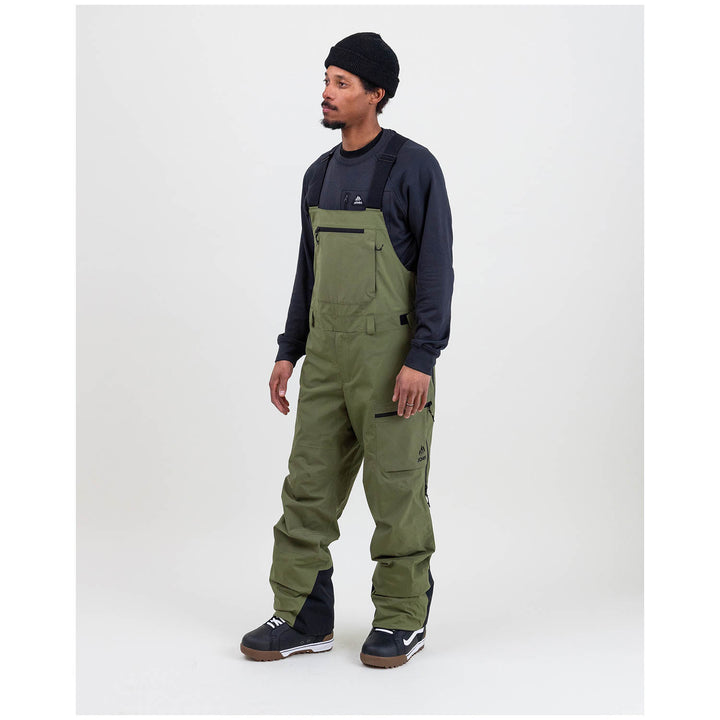 Jones MTN Surf Recycled Bibs - Men's Moss Green