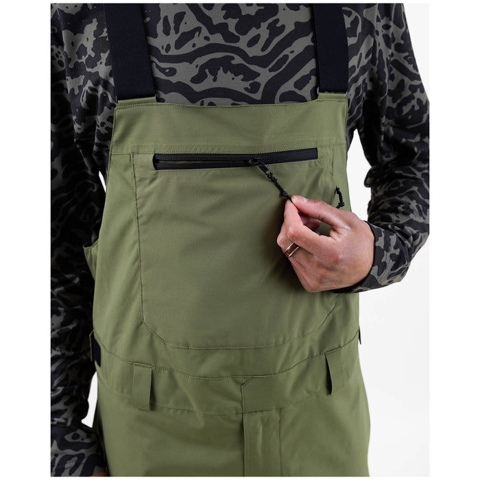 Jones MTN Surf Recycled Bibs - Men's Moss Green