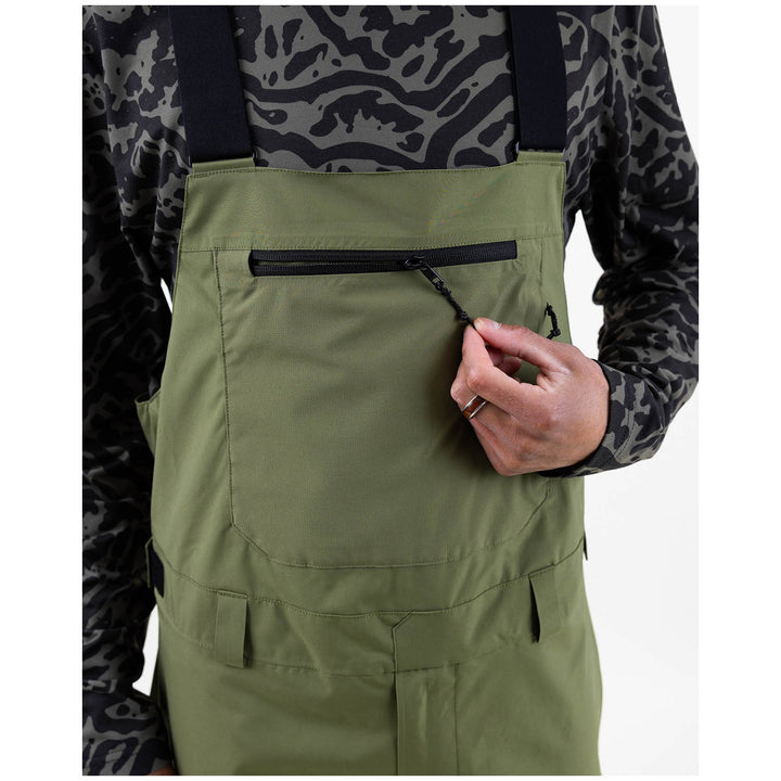 Jones MTN Surf Recycled Bibs - Men's Moss Green