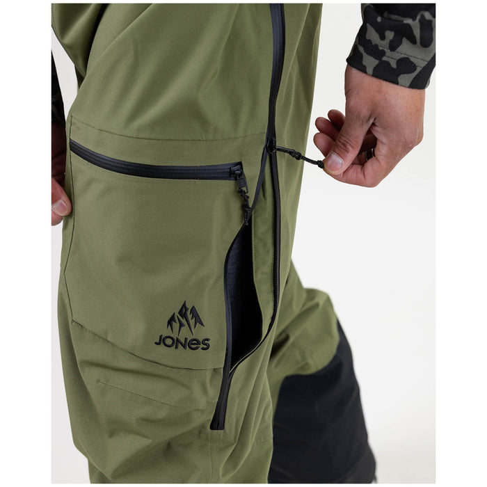 Jones MTN Surf Recycled Bibs - Men's Moss Green