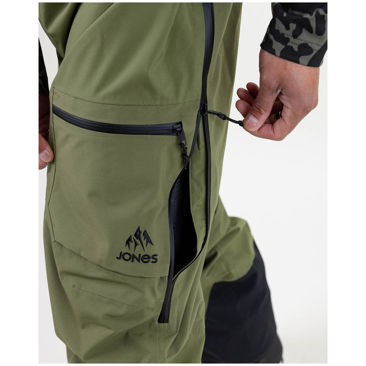 Jones MTN Surf Recycled Bibs - Men's Moss Green
