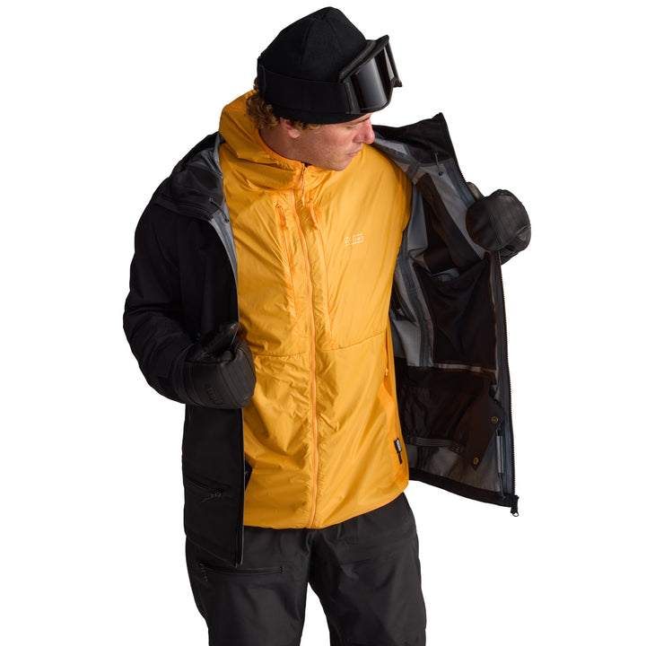 Oyuki Kumo Polartec® Alpha Full-Zip Hoodie - Unisex Ginkgo
