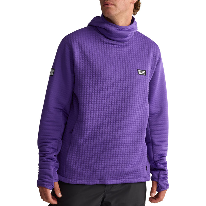 Oyuki Sora Polartec® Power Air Pullover Hoodie - Unisex Cyber Purple
