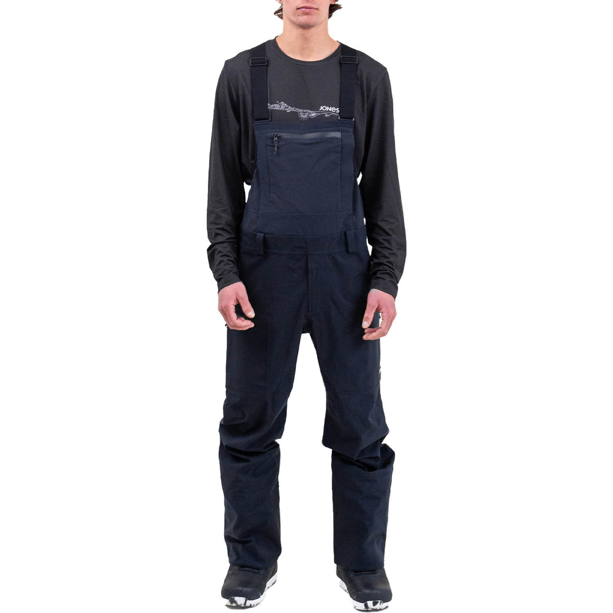 Jones Shralpinist Stretch Recycled Bibs - Men's Stealth Black