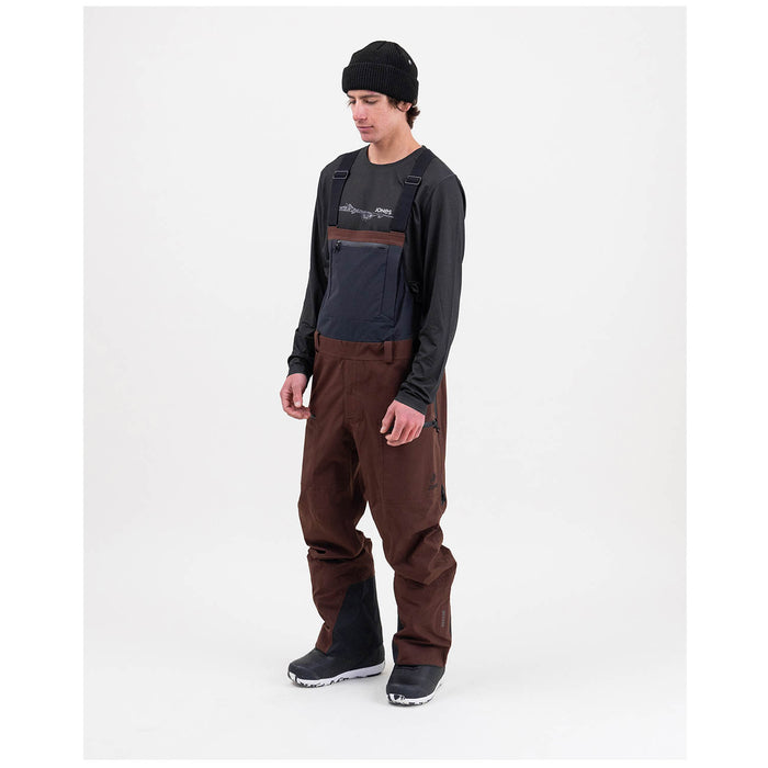 Jones Shralpinist Stretch Recycled Bibs - Men's Coffee Brown