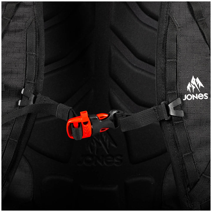 Jones Further 25L Backpack Stealth Black