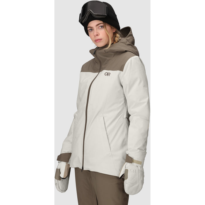 Outdoor Research Snowcrew Jacket - Women's Oyster/Sable