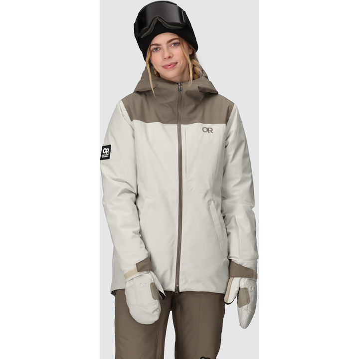 Outdoor Research Snowcrew Jacket - Women's Oyster/Sable