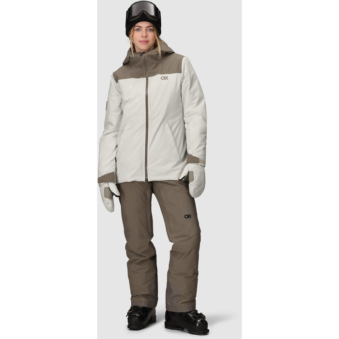 Outdoor Research Snowcrew Jacket - Women's Oyster/Sable