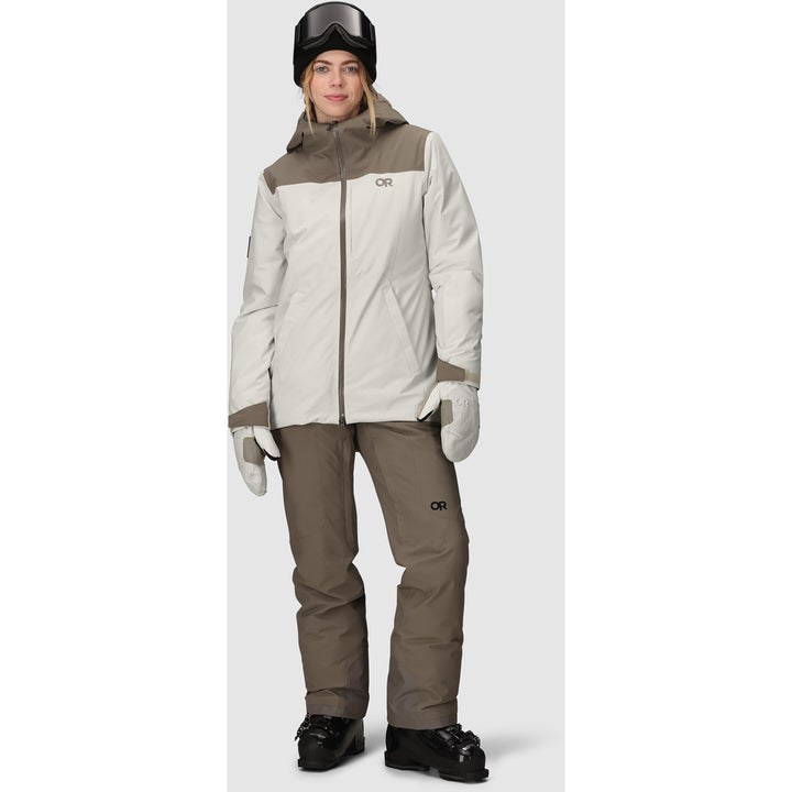 Outdoor Research Snowcrew Jacket - Women's Oyster/Sable