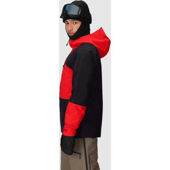 Outdoor Research Powderverse Jacket - Men's Lingonberry/Black