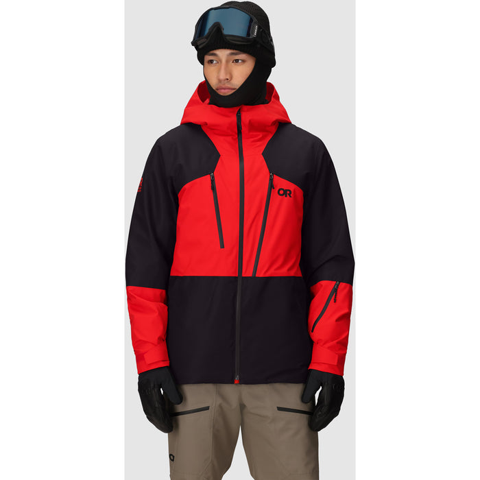 Outdoor Research Powderverse Jacket - Men's Lingonberry/Black