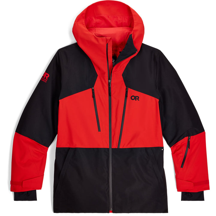 Outdoor Research Powderverse Jacket - Men's Lingonberry/Black