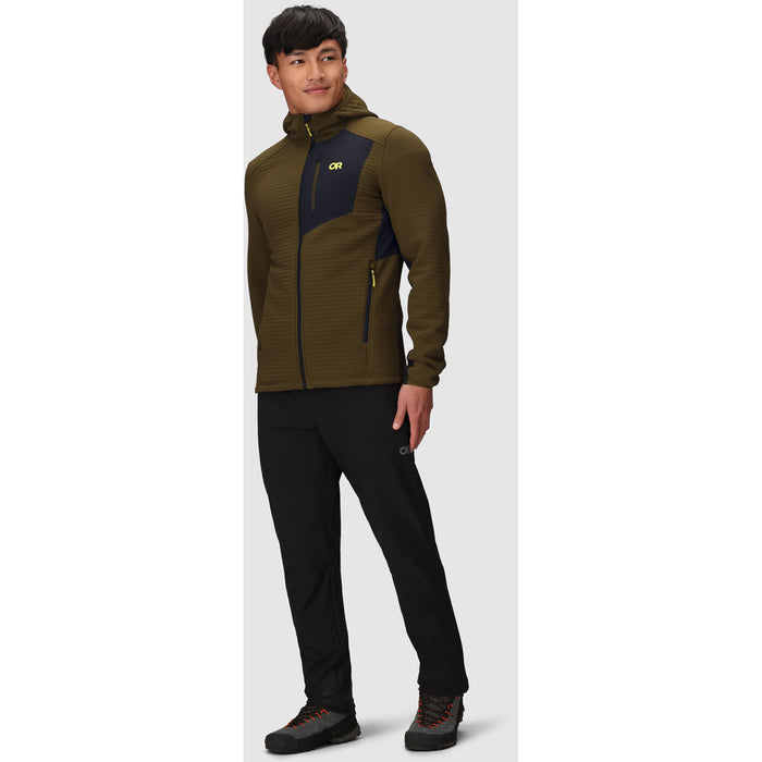 Outdoor Research Vigor Plus Fleece Hoodie - Men's Dark Olive/Black