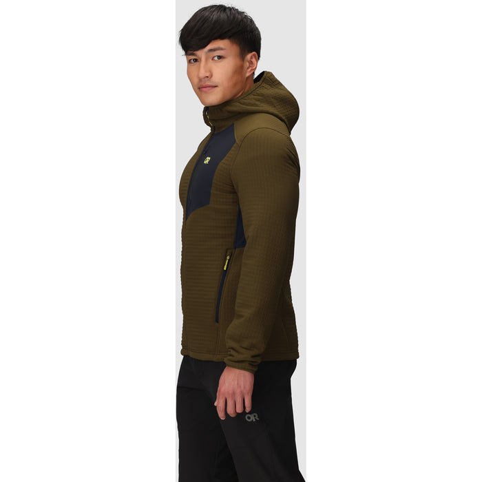 Outdoor Research Vigor Plus Fleece Hoodie - Men's Dark Olive/Black