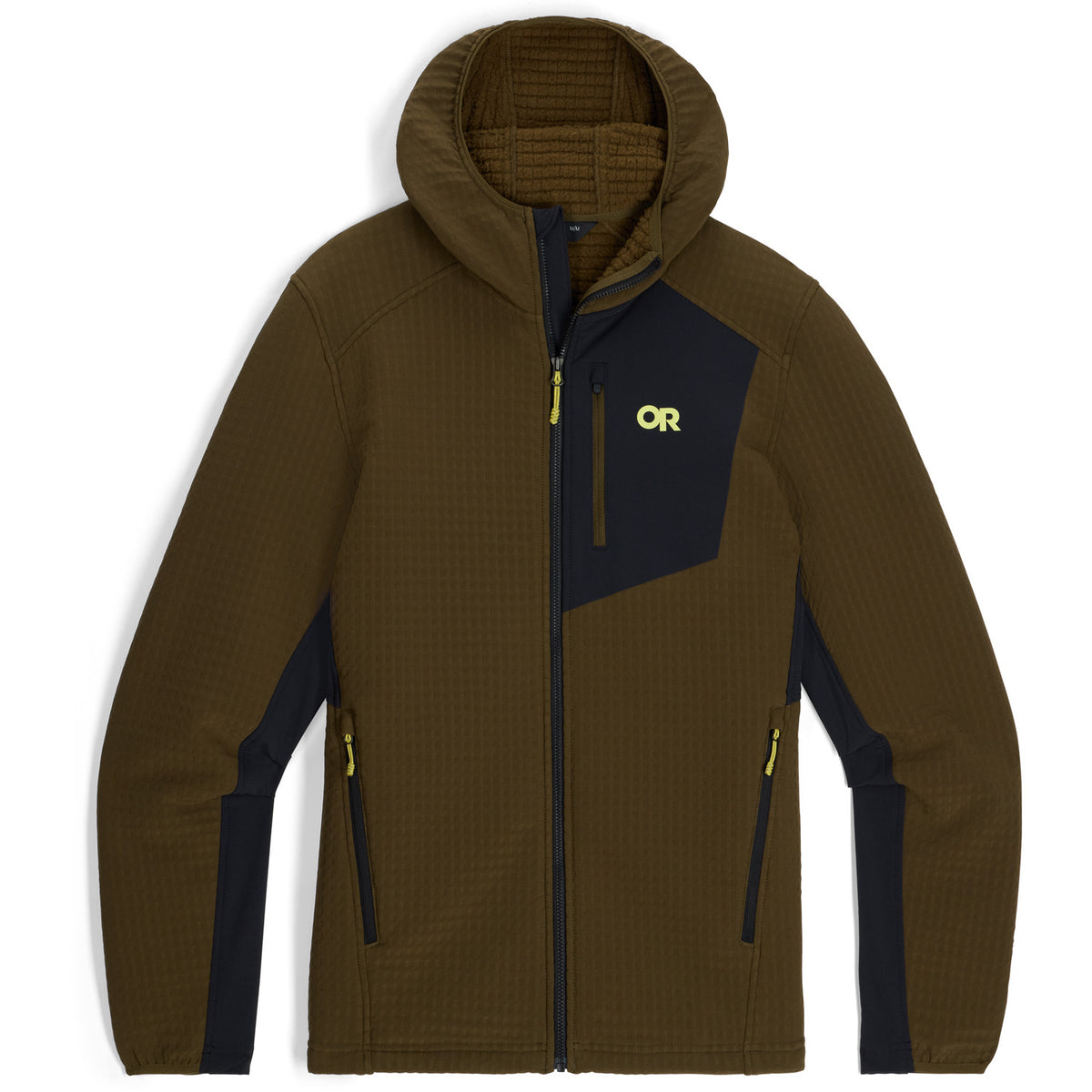 Outdoor Research Vigor Plus Fleece Hoodie - Men's Dark Olive/Black