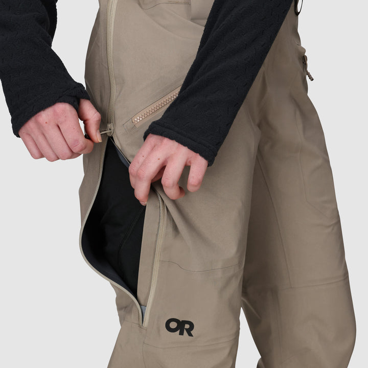 Outdoor Research Hemispheres Team Gore-Tex 3L Bibs - Women's Sable