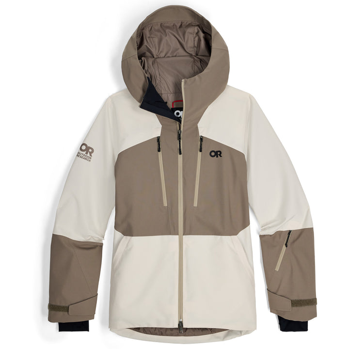 Outdoor Research Powderverse Jacket - Women's Oyster/Sable