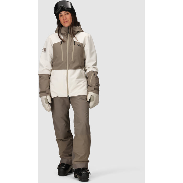 Outdoor Research Powderverse Jacket - Women's Oyster/Sable