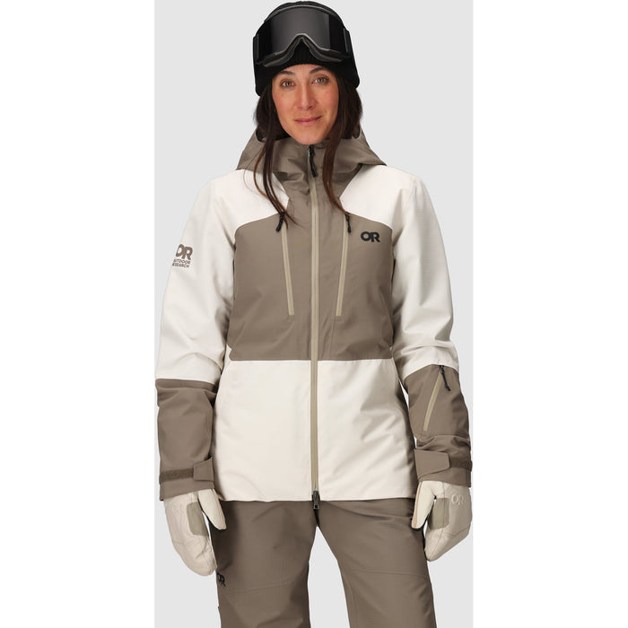 Outdoor Research Powderverse Jacket - Women's Oyster/Sable