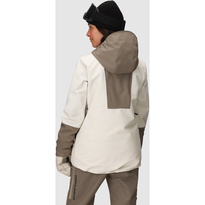 Outdoor Research Powderverse Jacket - Women's Oyster/Sable