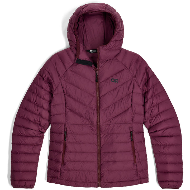 Outdoor Research Transcendent Down Hoodie - Women's Winterberry