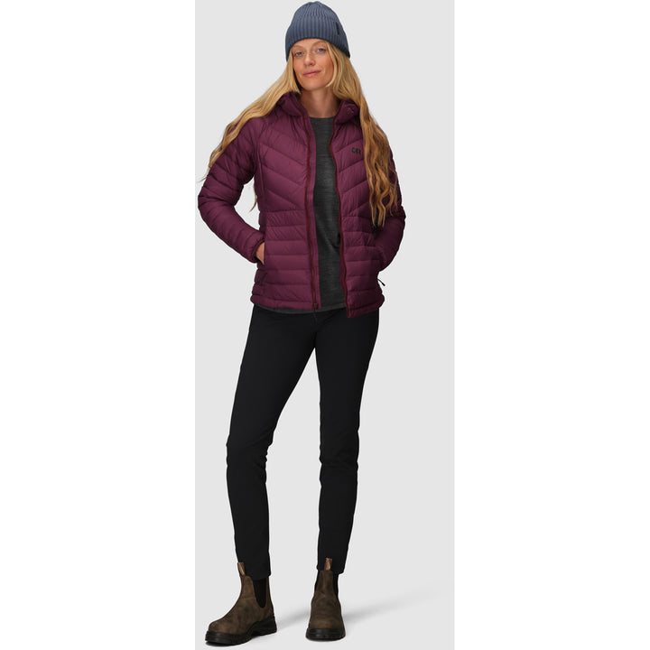Outdoor Research Transcendent Down Hoodie - Women's Winterberry