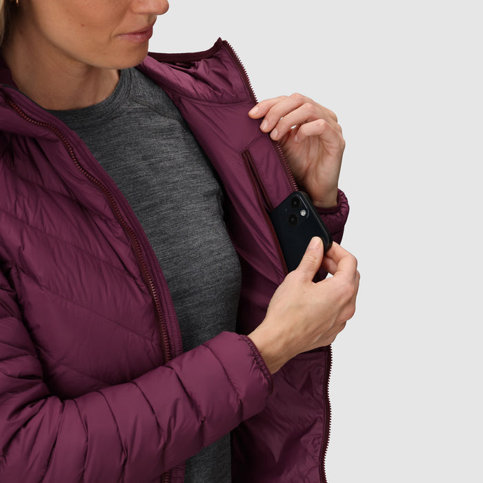 Outdoor Research Transcendent Down Hoodie - Women's Winterberry