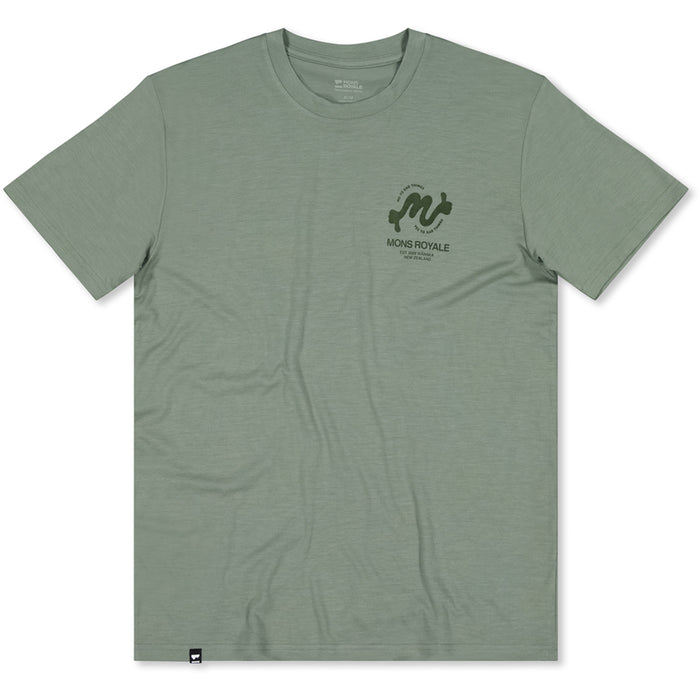 MONS ROYALE Icon T-Shirt Willow/MR Thumb