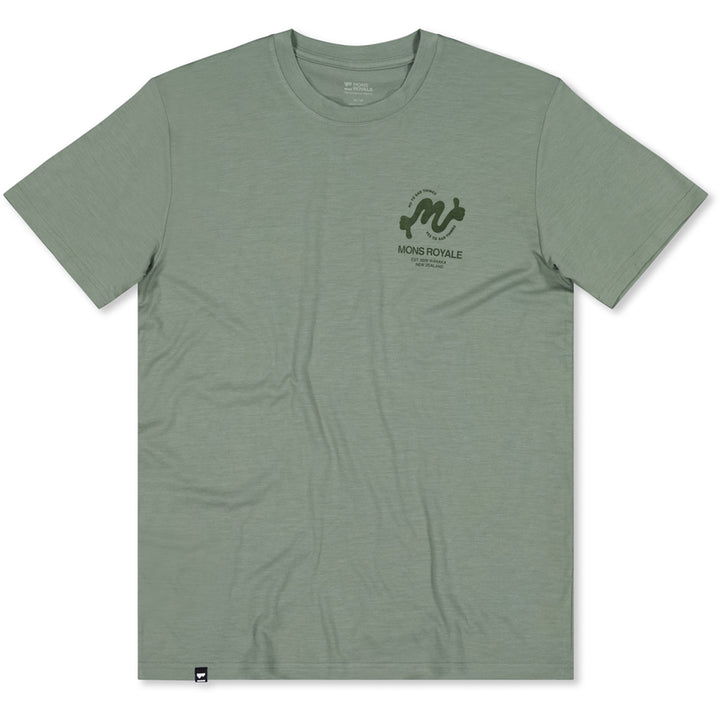 MONS ROYALE Icon T-Shirt Willow/MR Thumb