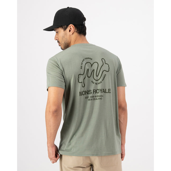 MONS ROYALE Icon T-Shirt Willow/MR Thumb