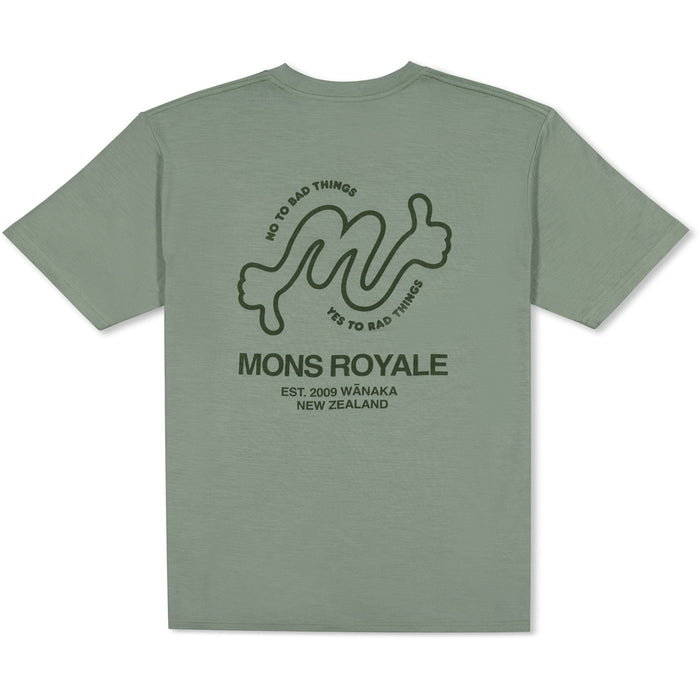 MONS ROYALE Icon T-Shirt Willow/MR Thumb