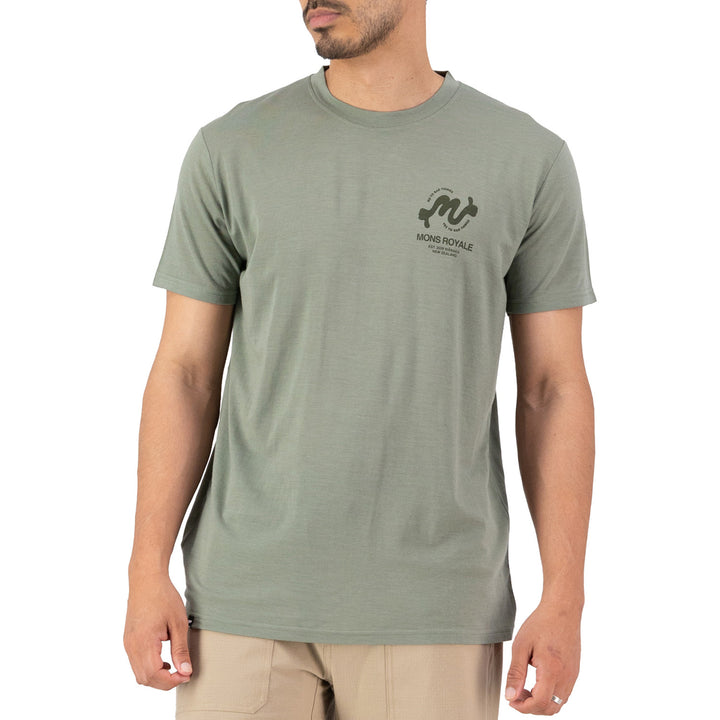 MONS ROYALE Icon T-Shirt Willow/MR Thumb