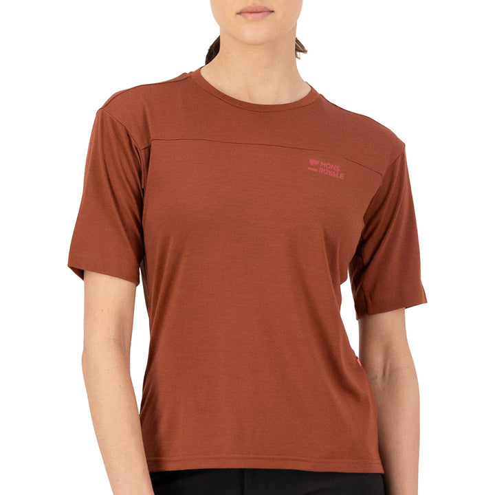 MONS ROYALE Diversion Merino Jersey - Women's Sienna/ACC Lock Up
