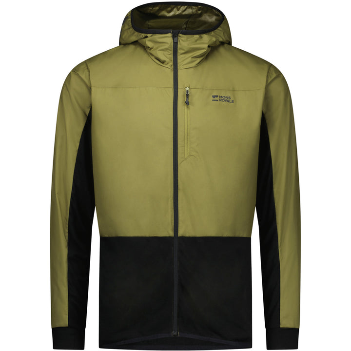 MONS ROYALE Diversion Merino Wind Jacket Fern/Black/ACC Lock Up