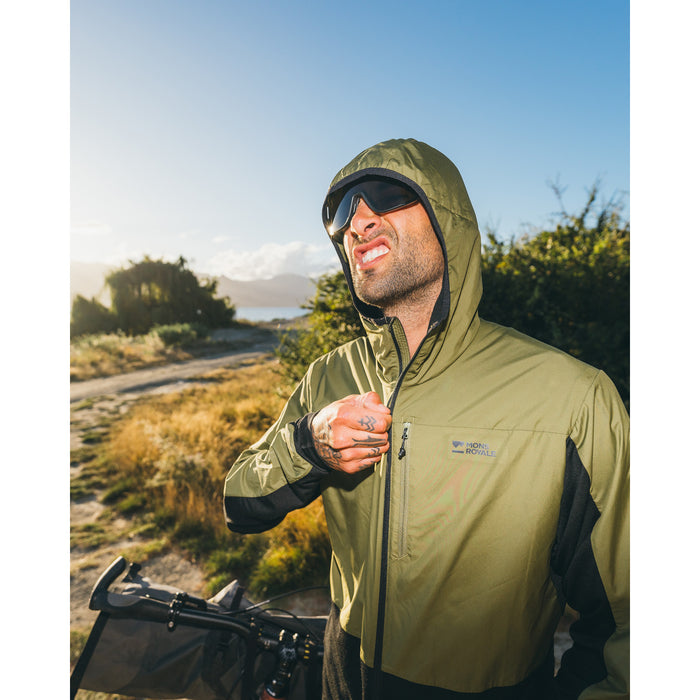 MONS ROYALE Diversion Merino Wind Jacket Fern/Black/ACC Lock Up