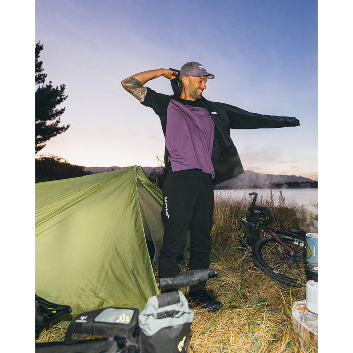 MONS ROYALE Diversion Merino Trail Pants Black/Vert Lock Up