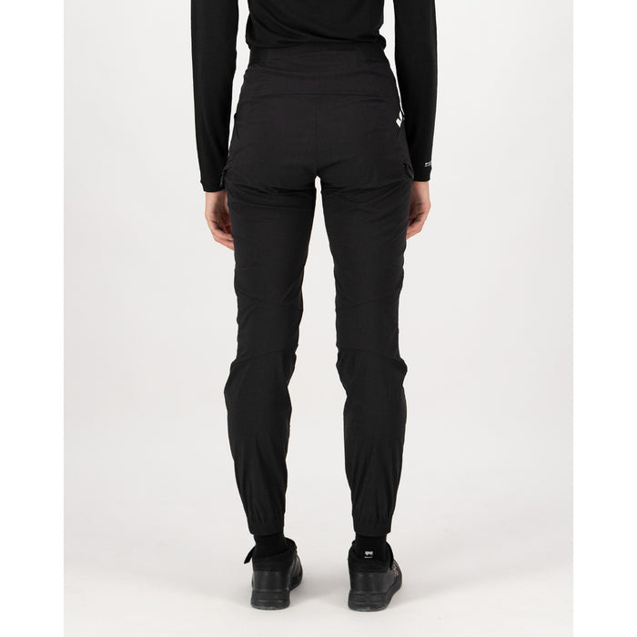 MONS ROYALE Diversion Merino Trail Pants - Women's Black/Vert Lock Up