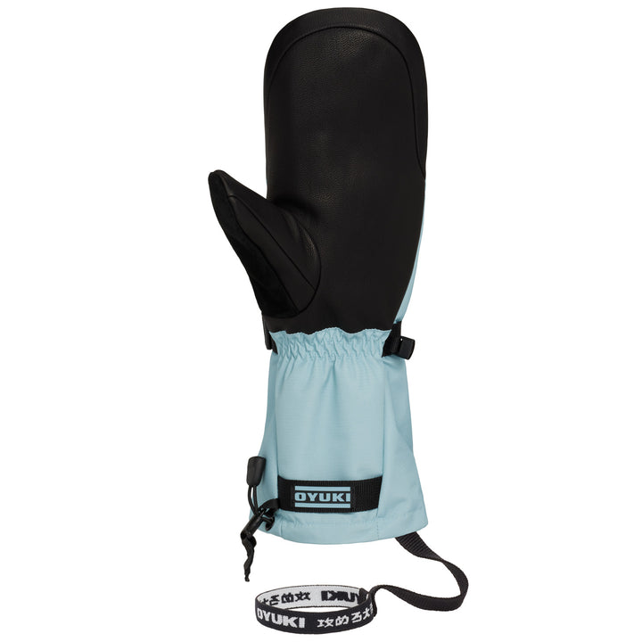 Oyuki Iwanai Zipper Mittens Glacier